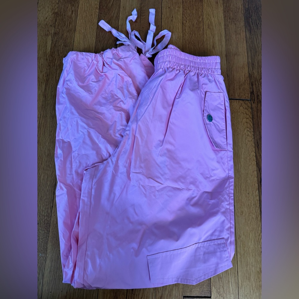 Women's Pink  Cargo Track Pants